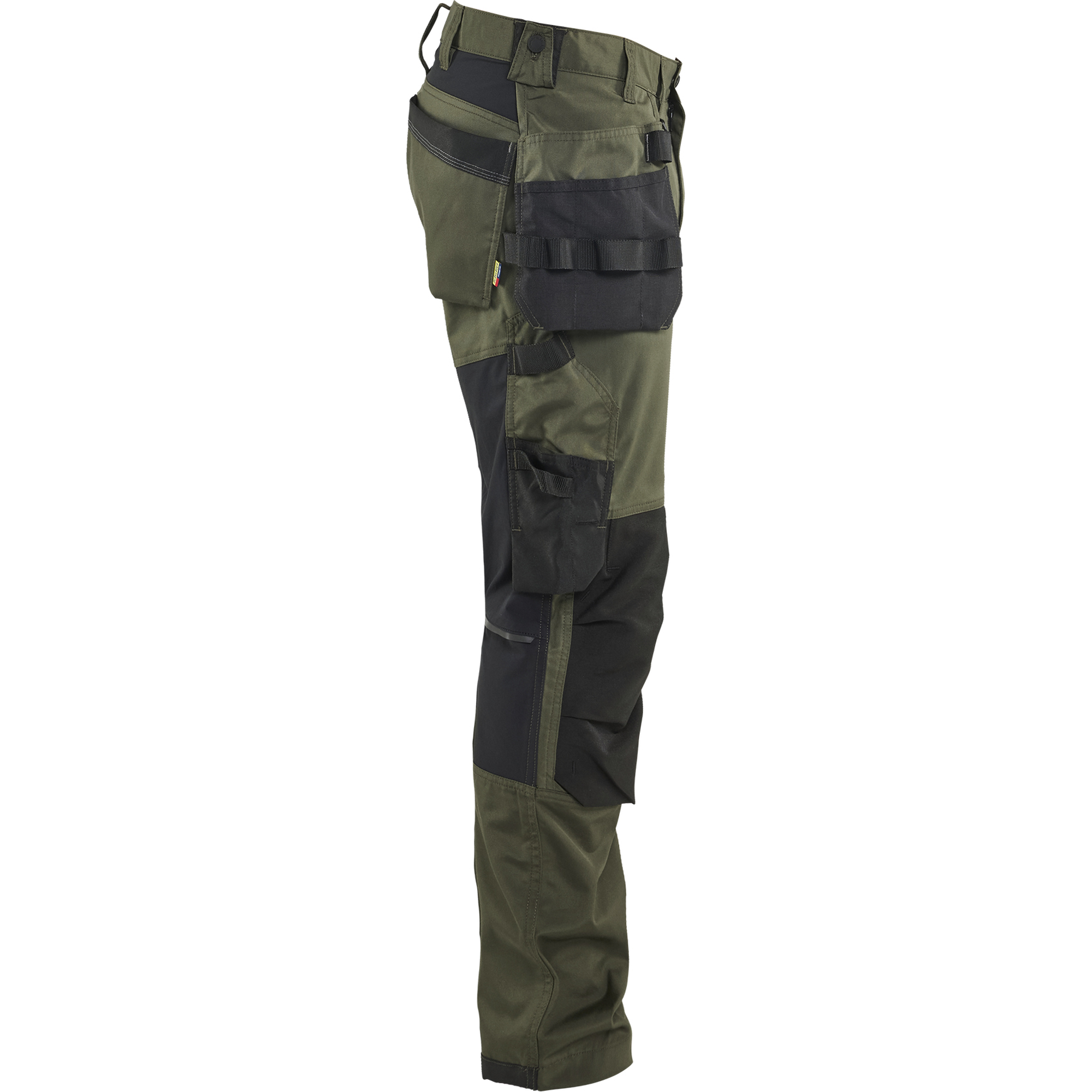 Blaklader Stretch Craftsman Work Trousers, Forest Green/Black (2)