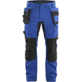 Blaklader Stretch Craftsman Work Trousers, Cornflower Blue/Black
