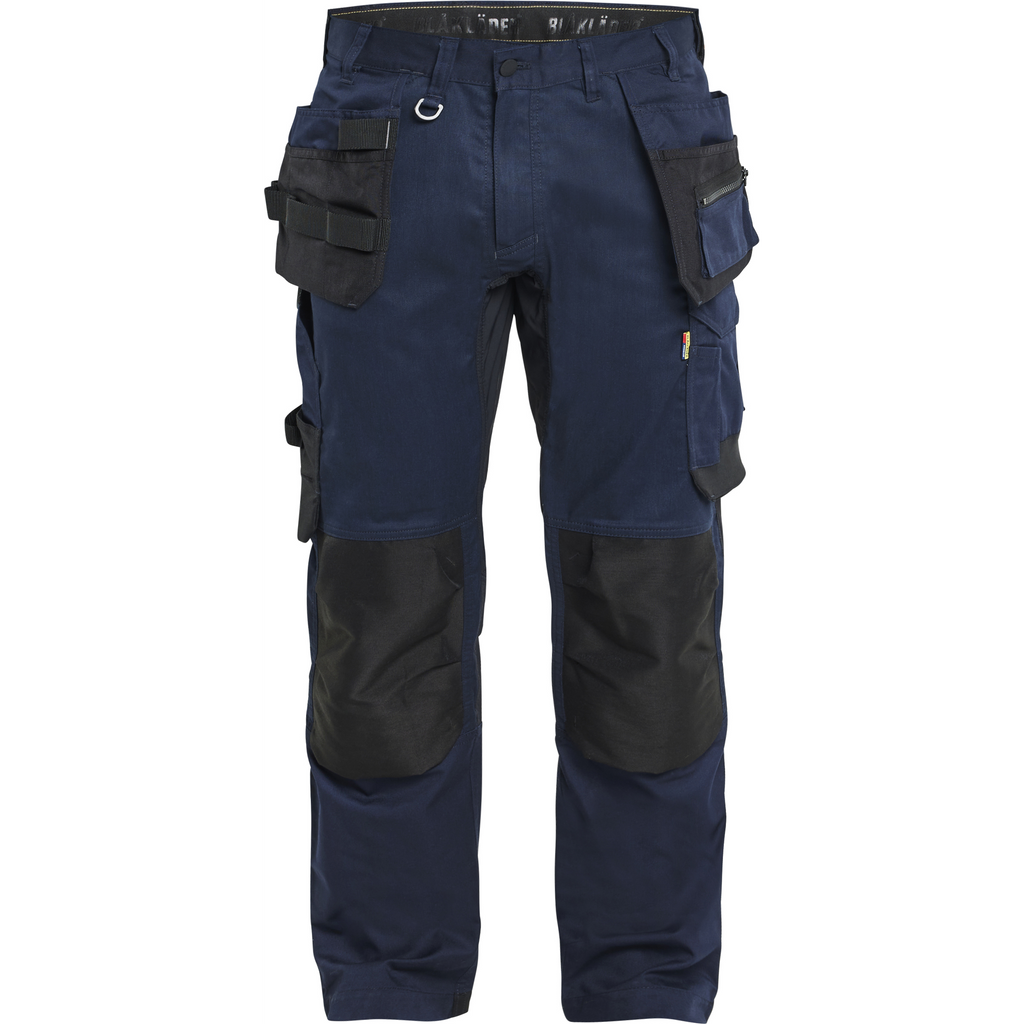Blaklader Stretch Craftsman Work Trousers, Dark Navy