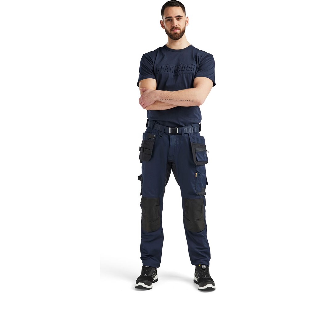 Blaklader Stretch Craftsman Work Trousers, Dark Navy (5)