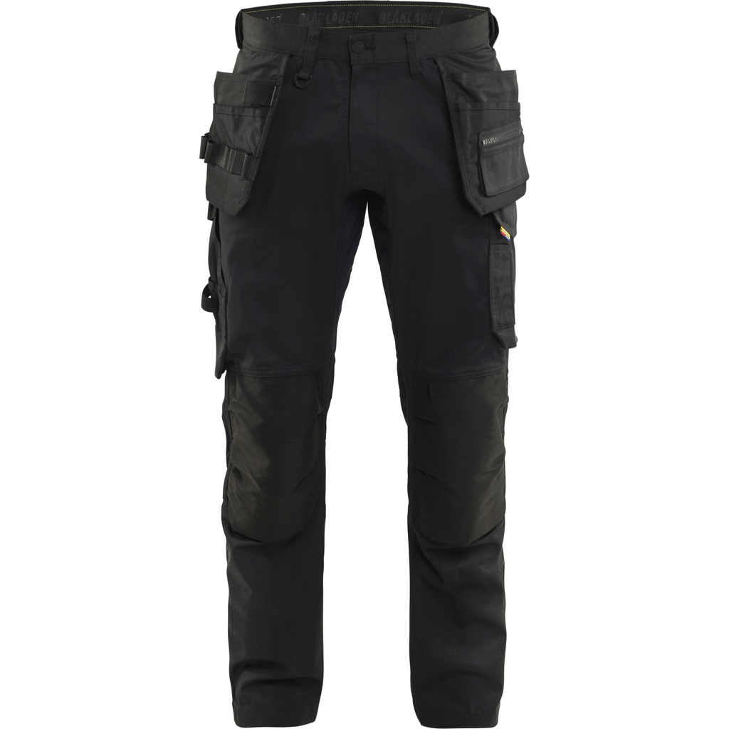 Blaklader Stretch Craftsman Work Trousers, Black