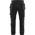 Blaklader Stretch Craftsman Work Trousers, Black