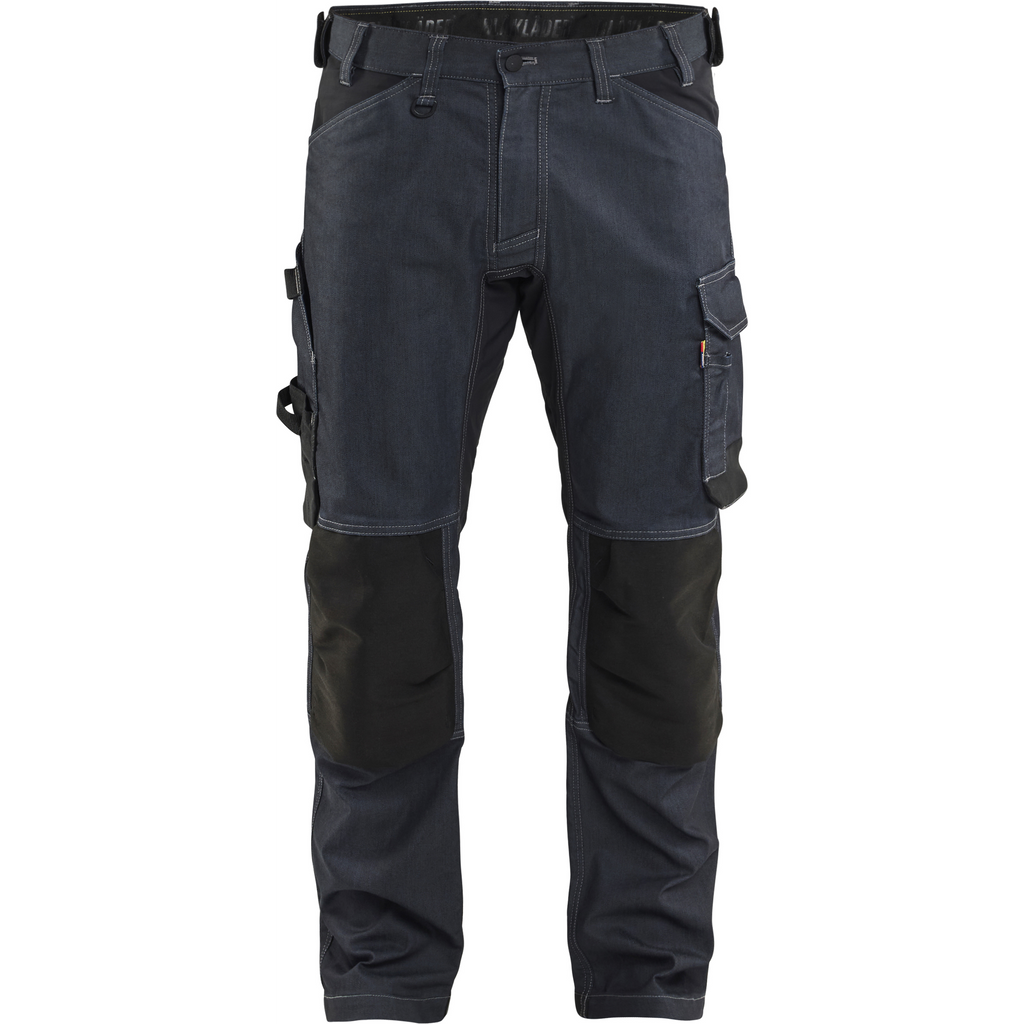 Blaklader Craftsman Work Trousers with Stretch, Navy/Black