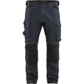 Blaklader Craftsman Work Trousers with Stretch, Navy/Black