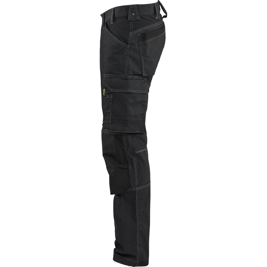 Blaklader Craftsman Work Trousers with Stretch, Black (3)
