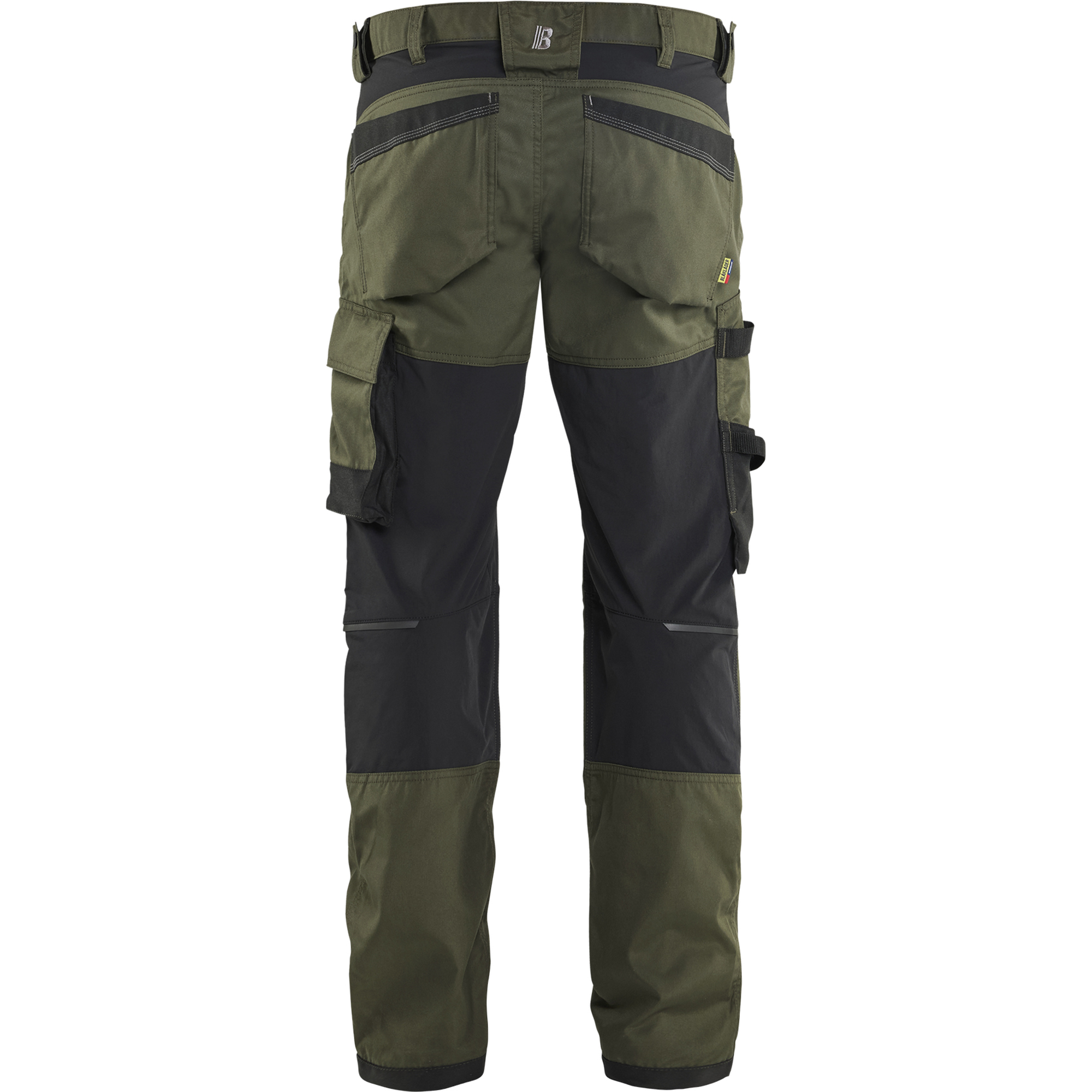 Blaklader Stretch Craftsman Work Trousers, Forest Green/Black (6)