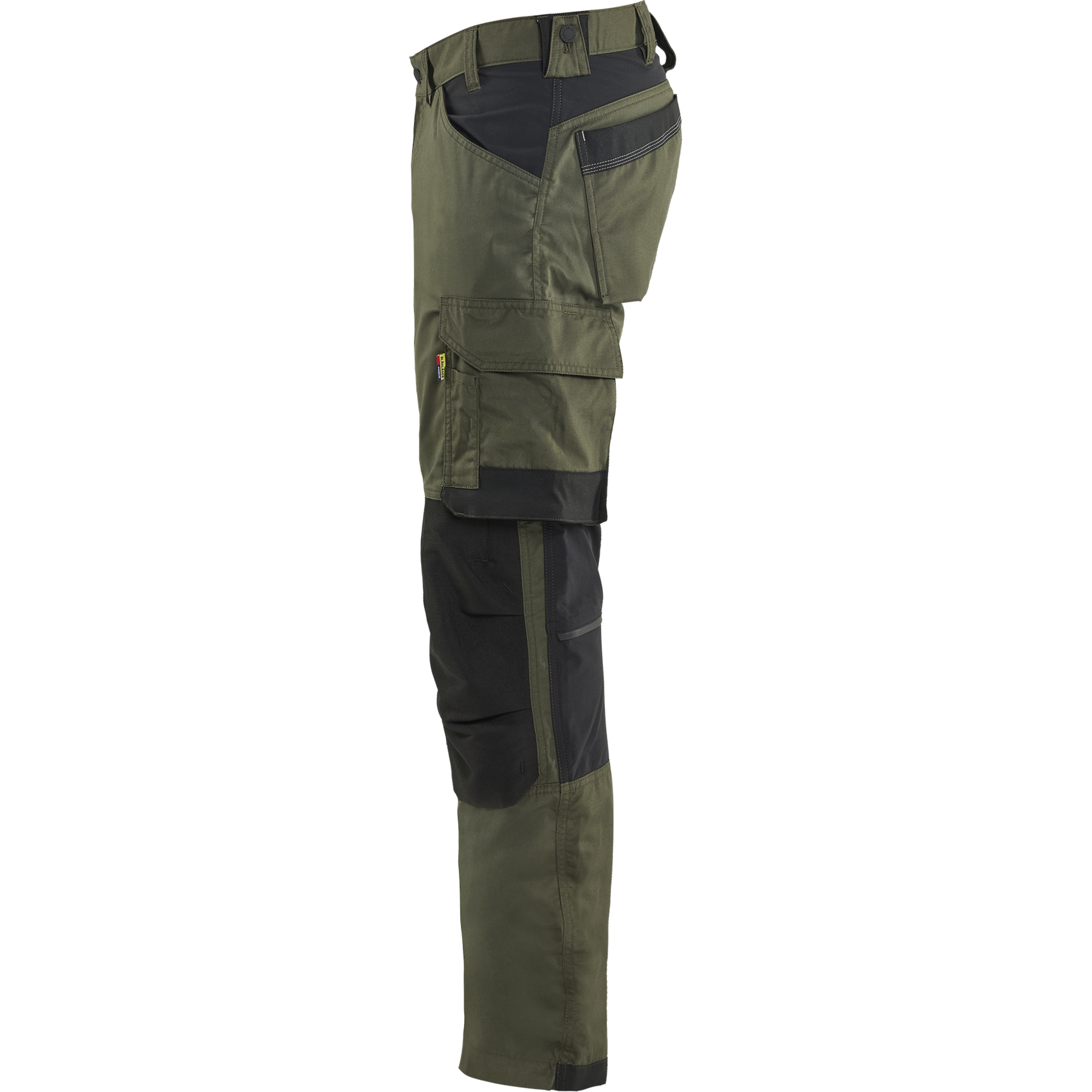 Blaklader Stretch Craftsman Work Trousers, Forest Green/Black (3)