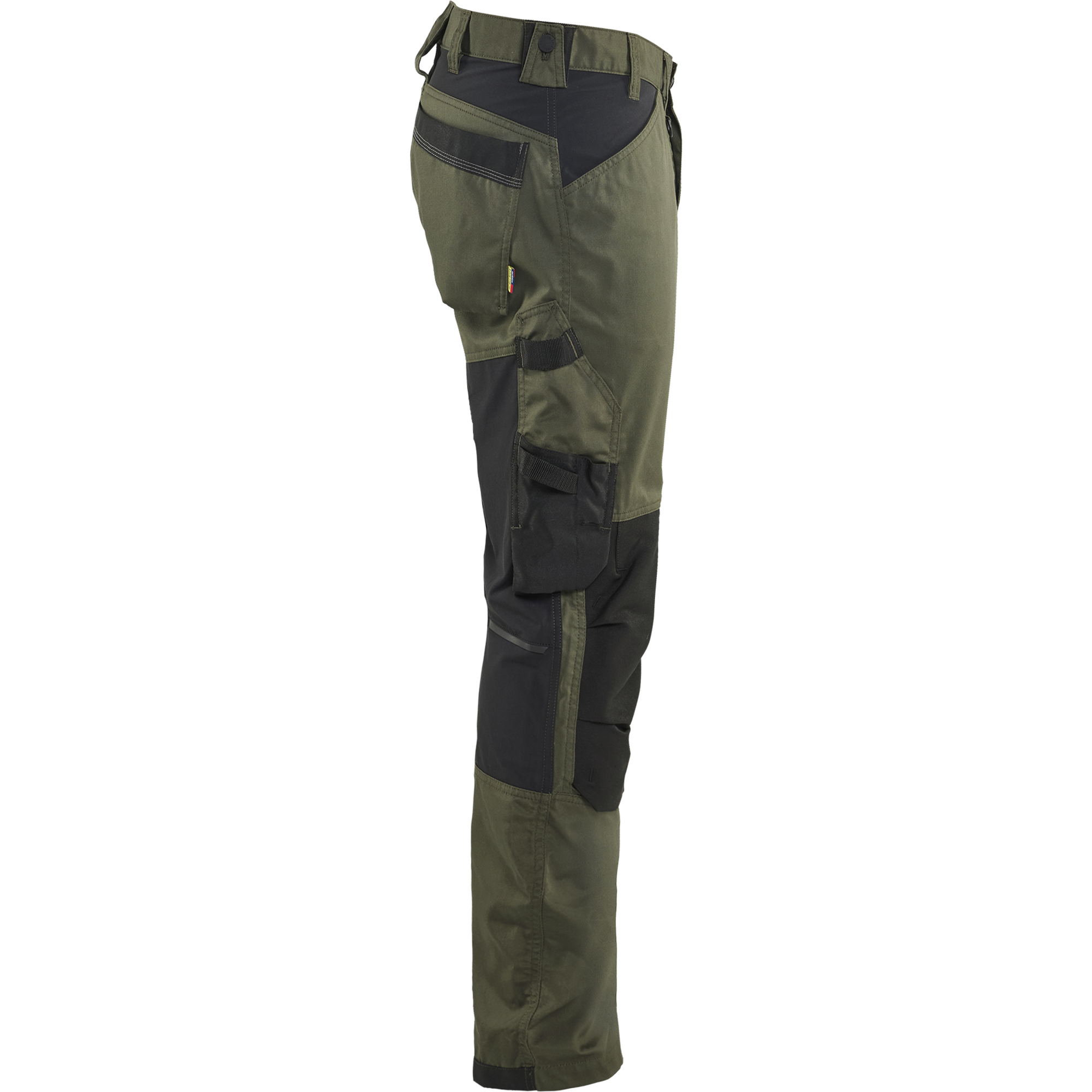 Blaklader Stretch Craftsman Work Trousers, Forest Green/Black (2)
