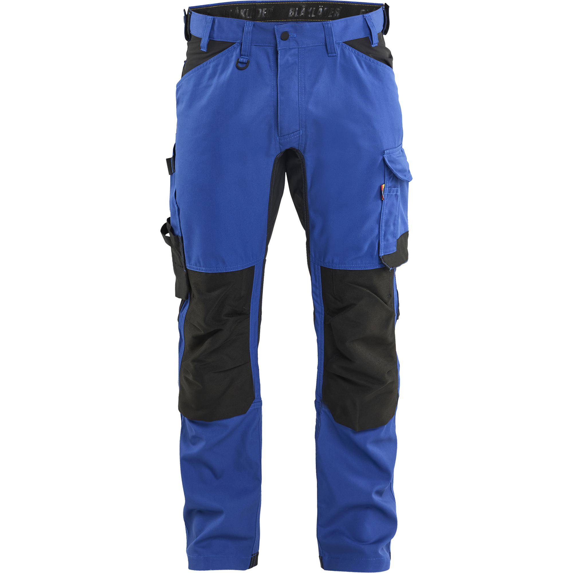 Blaklader Stretch Craftsman Work Trousers, Cornflower Blue/Black