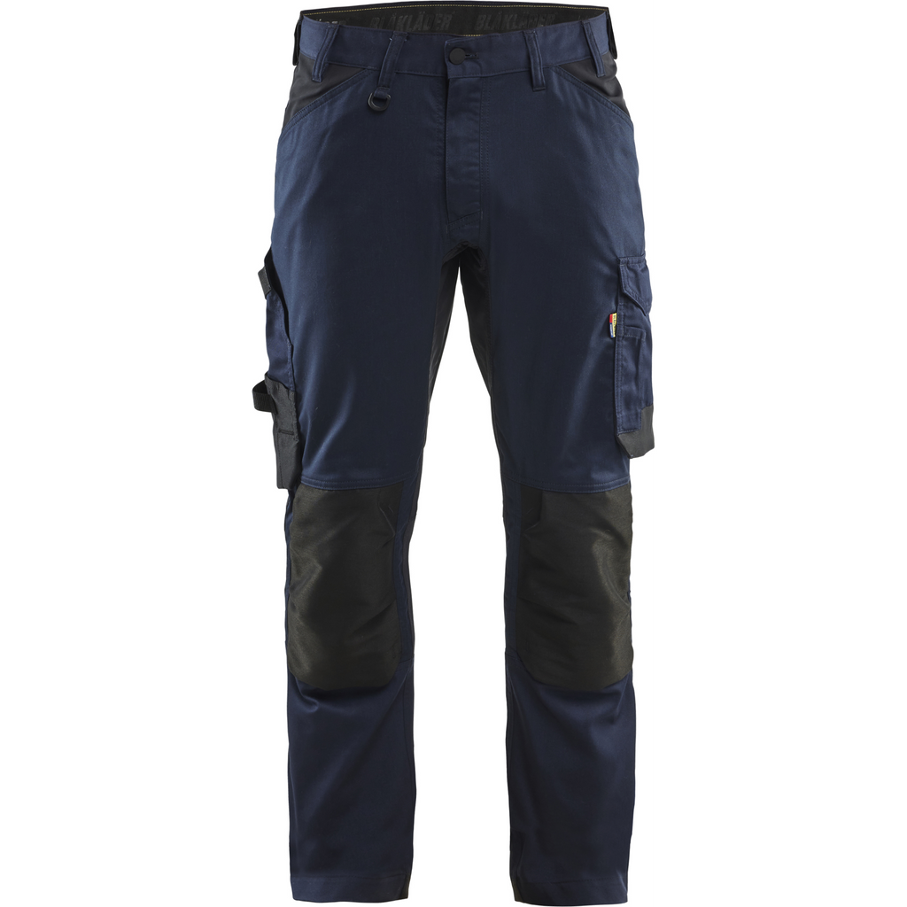 Blaklader Stretch Craftsman Work Trousers, Dark Navy