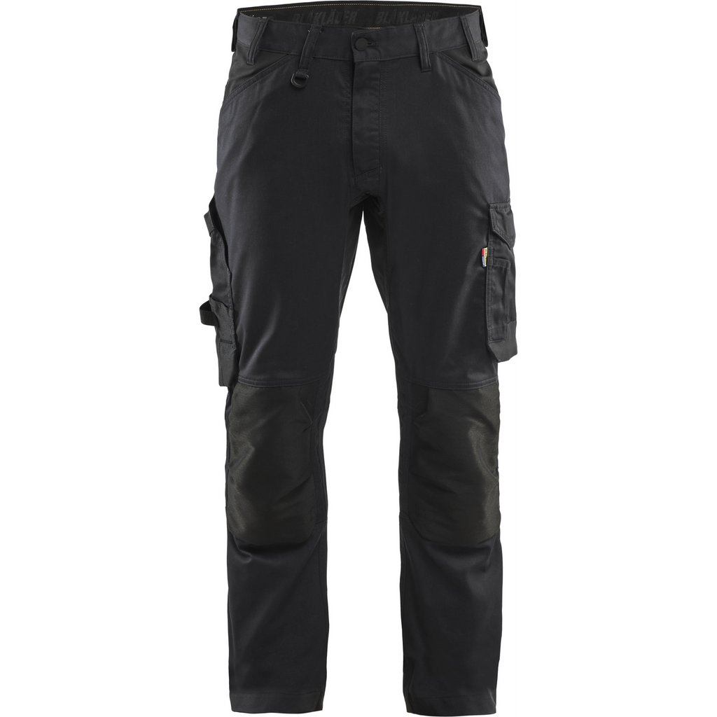 Blaklader Stretch Craftsman Work Trousers, Black