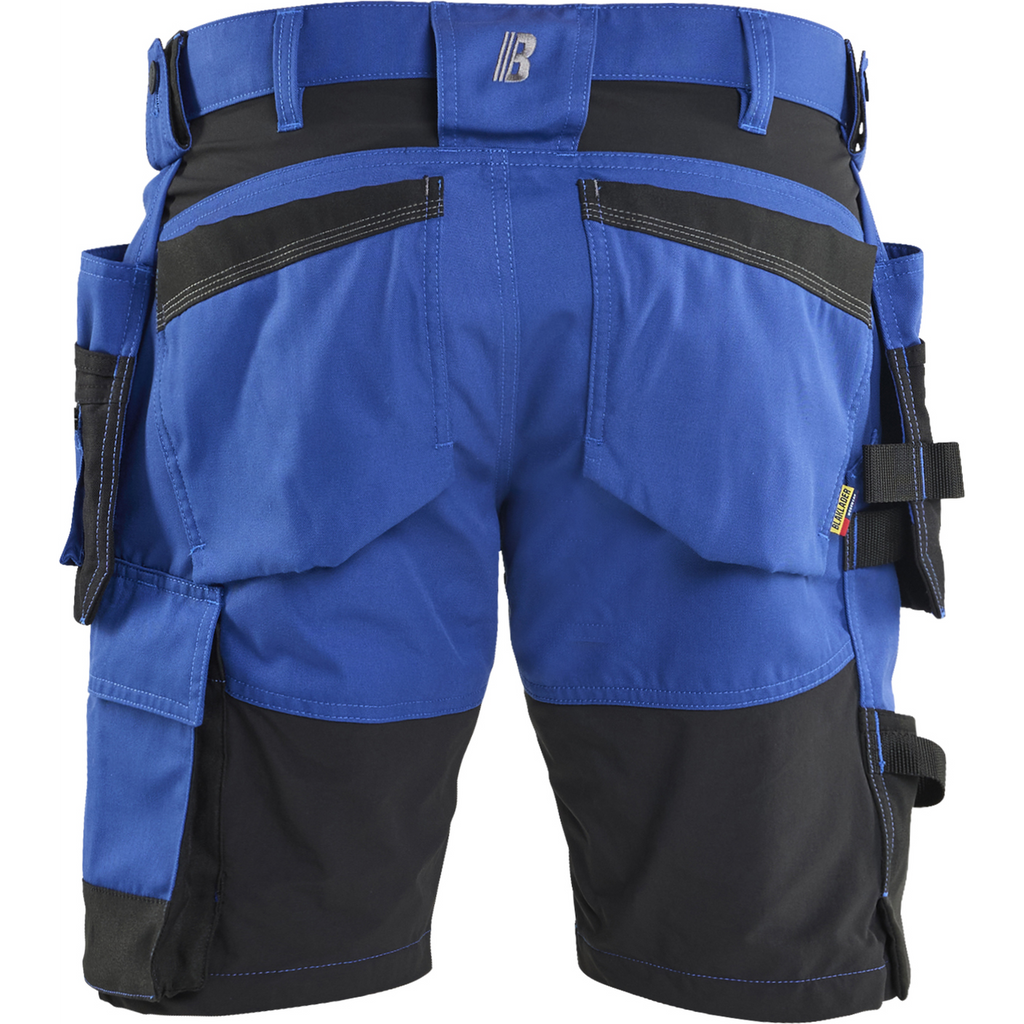 Blaklader Stretch Craftsman Shorts, Royal Blue/Black (4)