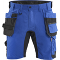 Blaklader Stretch Craftsman Shorts, Royal Blue/Black