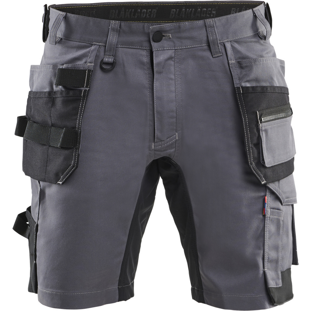 Blaklader Stretch Craftsman Shorts, Medium Grey