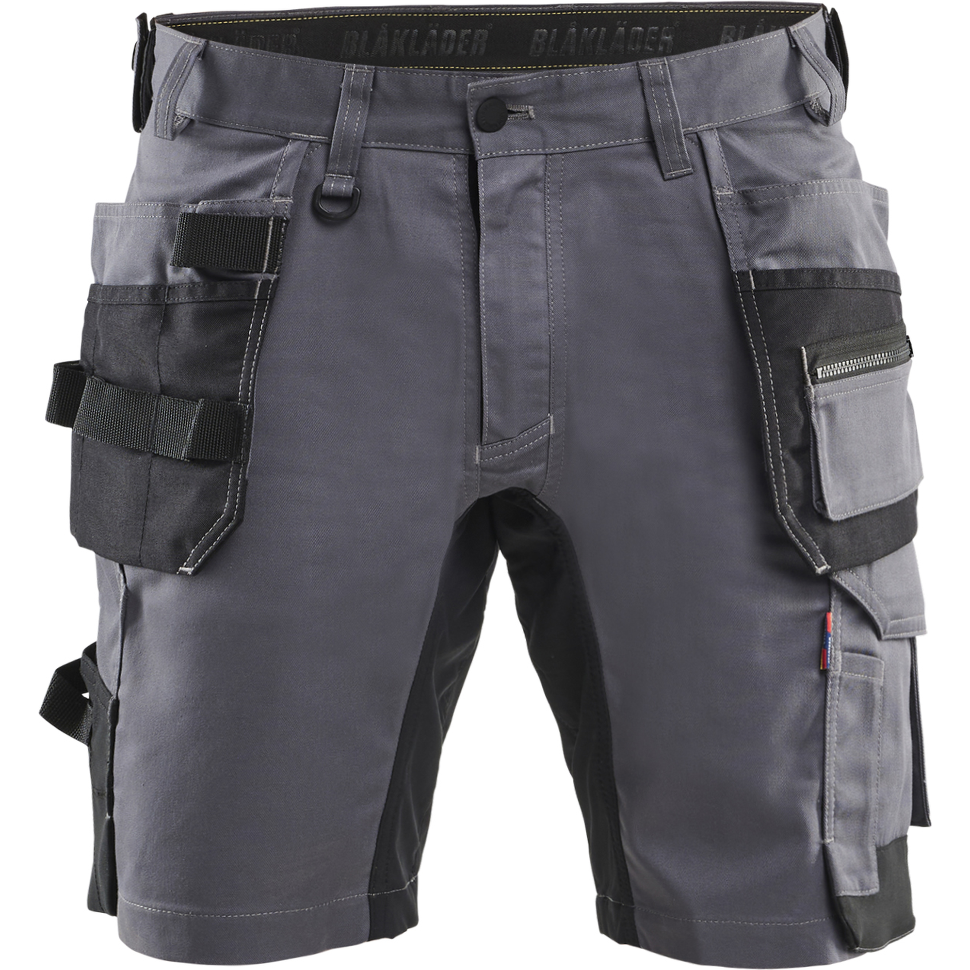 Blaklader Stretch Craftsman Shorts, Medium Grey