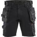 Blaklader Stretch Craftsman Shorts, Black