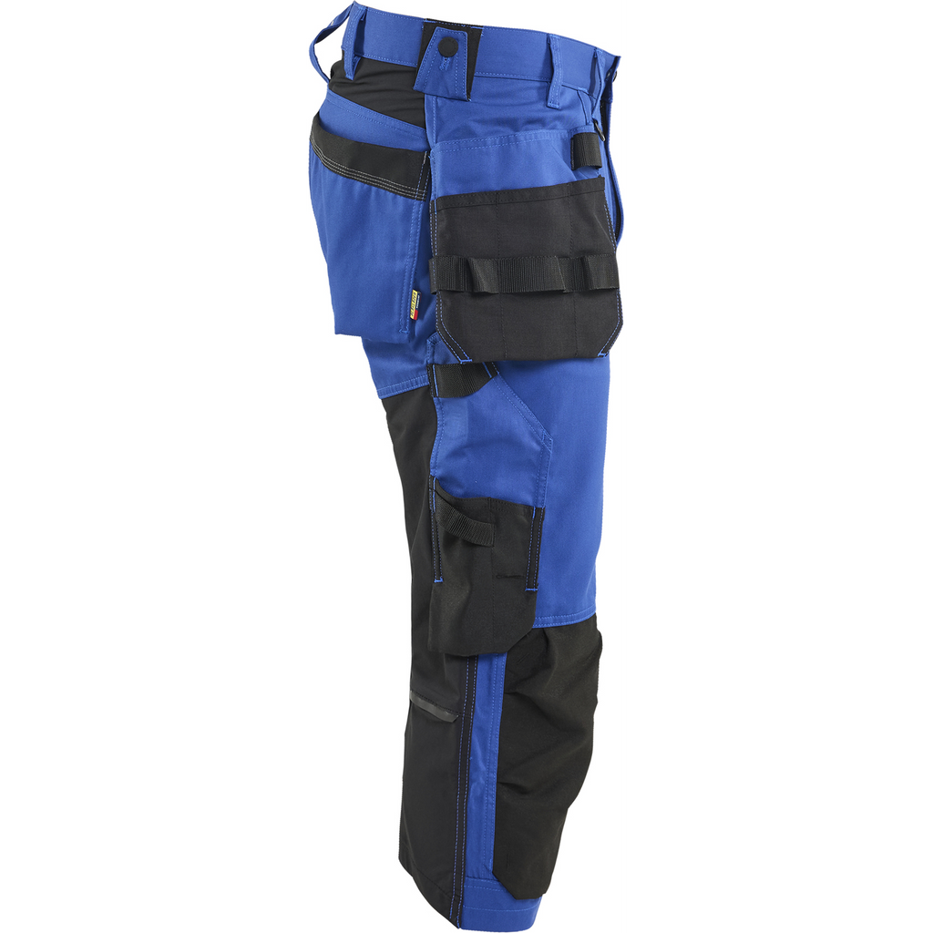 Blaklader Stretch Craftsman Pirate Shorts, Cornflower Blue/Black (2)