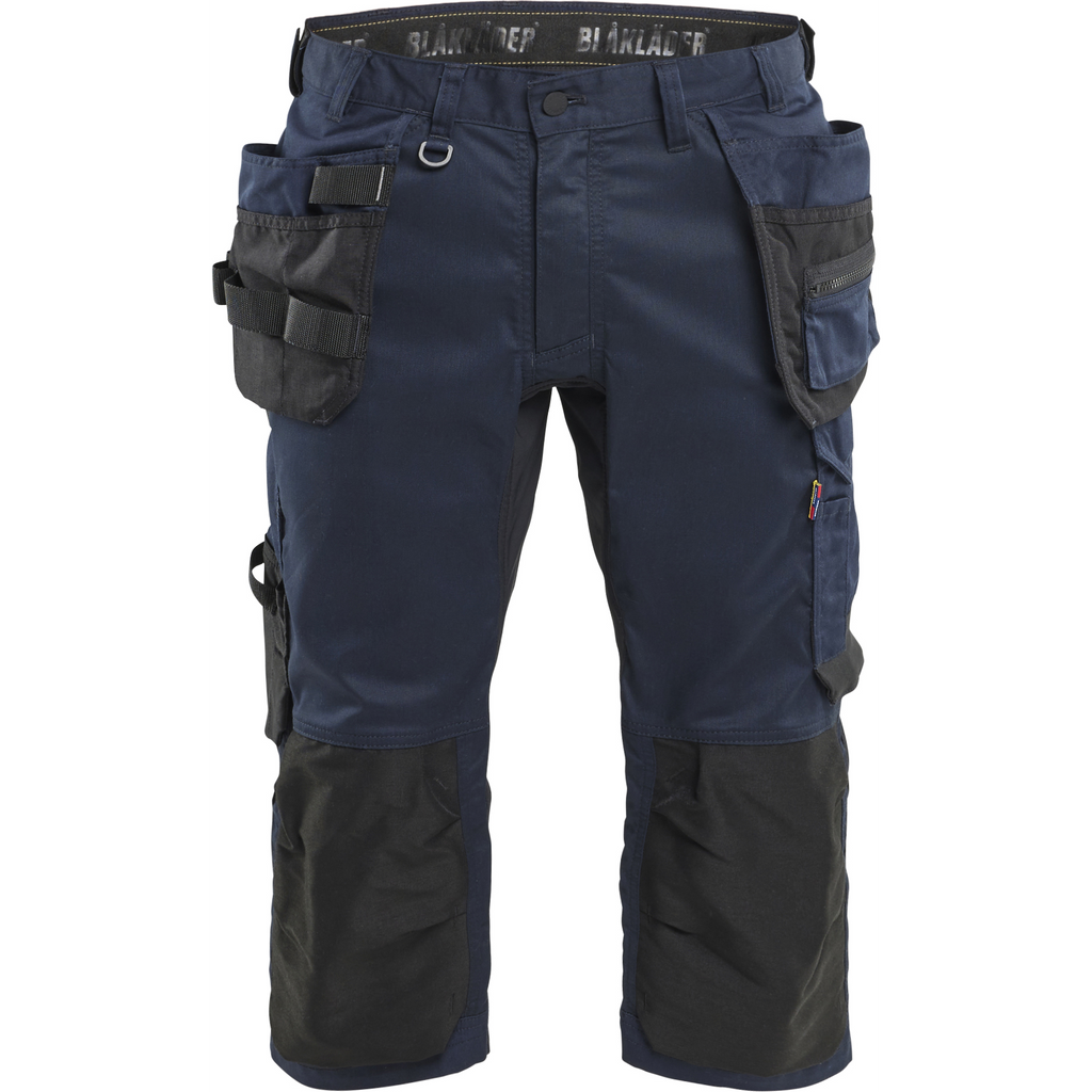 Blaklader Stretch Craftsman Pirate Shorts, Dark Navy