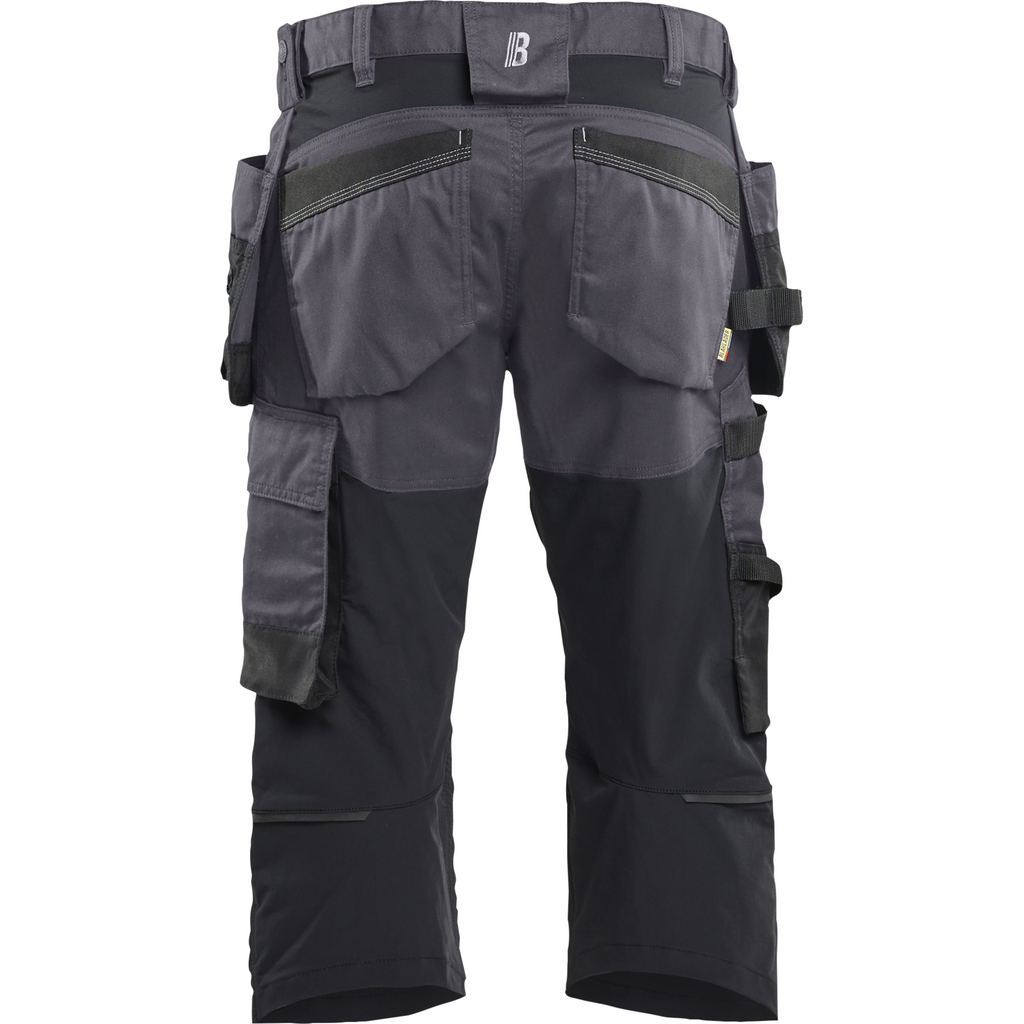 Blaklader Stretch Craftsman Pirate Shorts, Mid Grey (4)