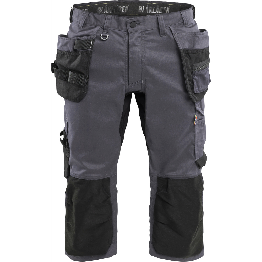 Blaklader Stretch Craftsman Pirate Shorts, Mid Grey
