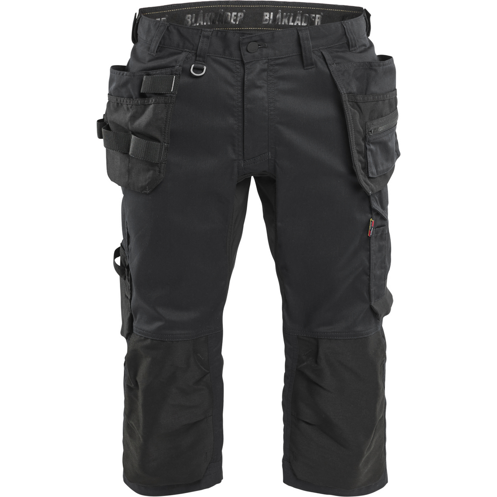 Blaklader Stretch Craftsman Pirate Shorts, Black