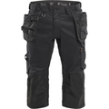 Blaklader Stretch Craftsman Pirate Shorts, Black