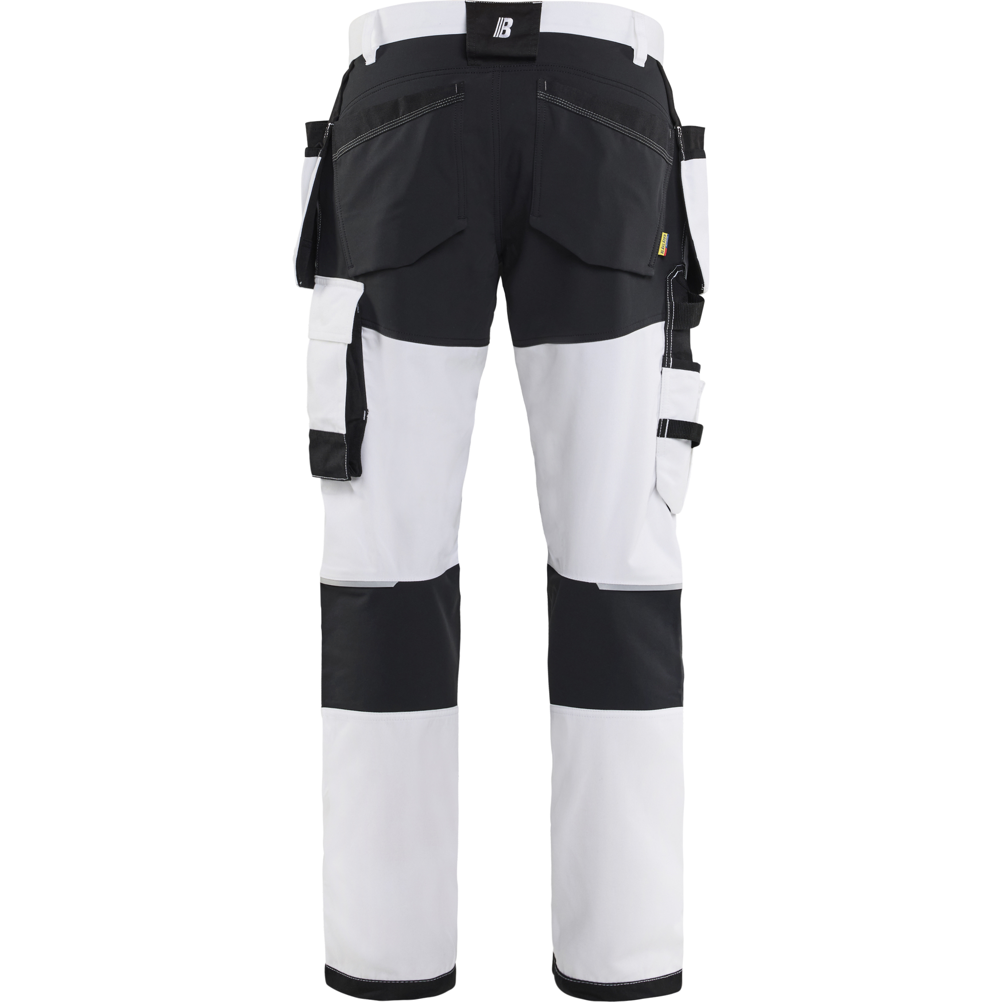 Blaklader Stretch Painters Trousers, White/Black (4)