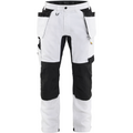 Blaklader Stretch Painters Trousers, White/Black