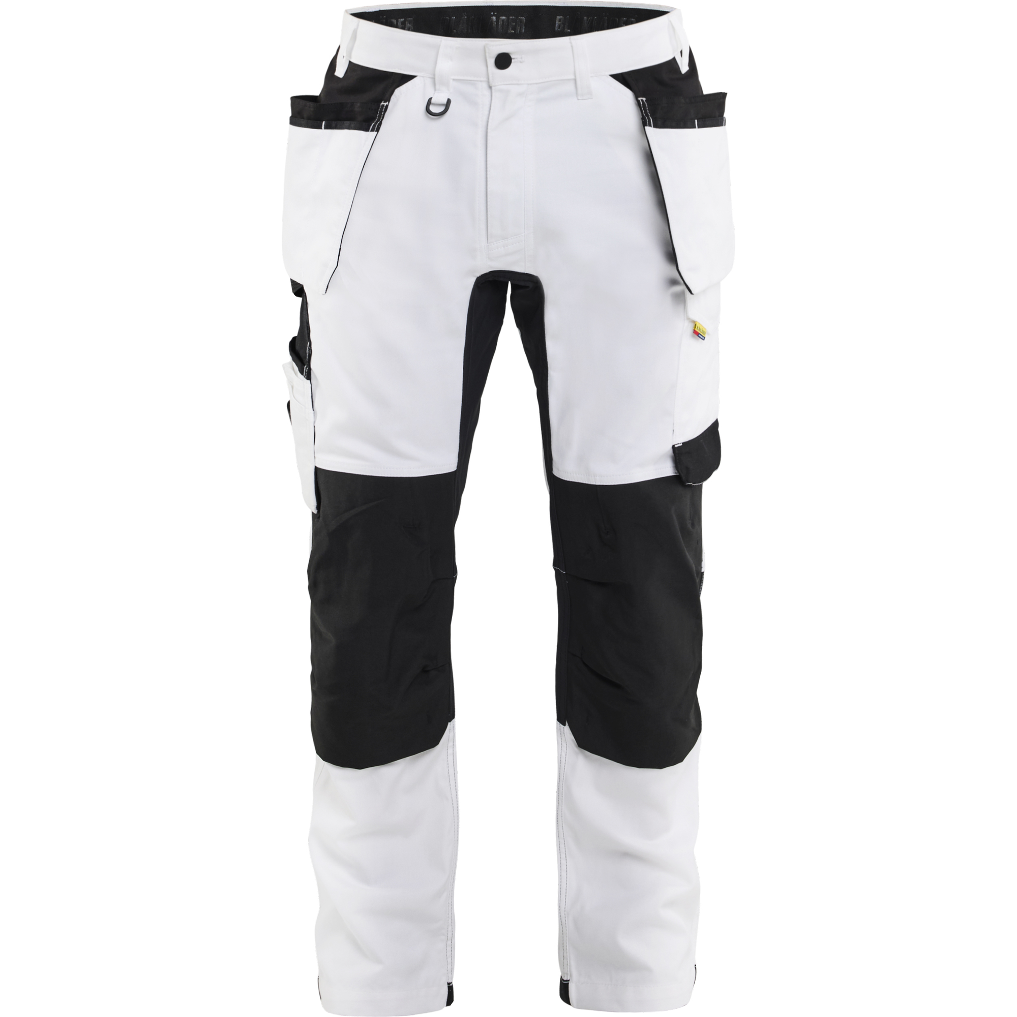 Blaklader Stretch Painters Trousers, White/Black