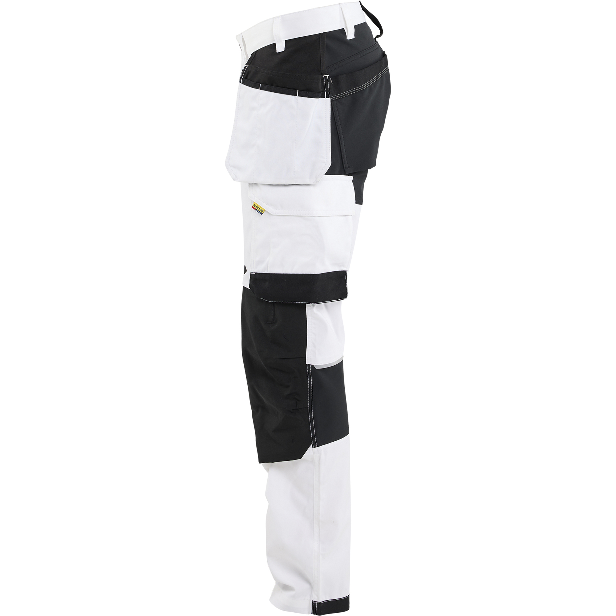 Blaklader Stretch Painters Trousers, White/Black (3)