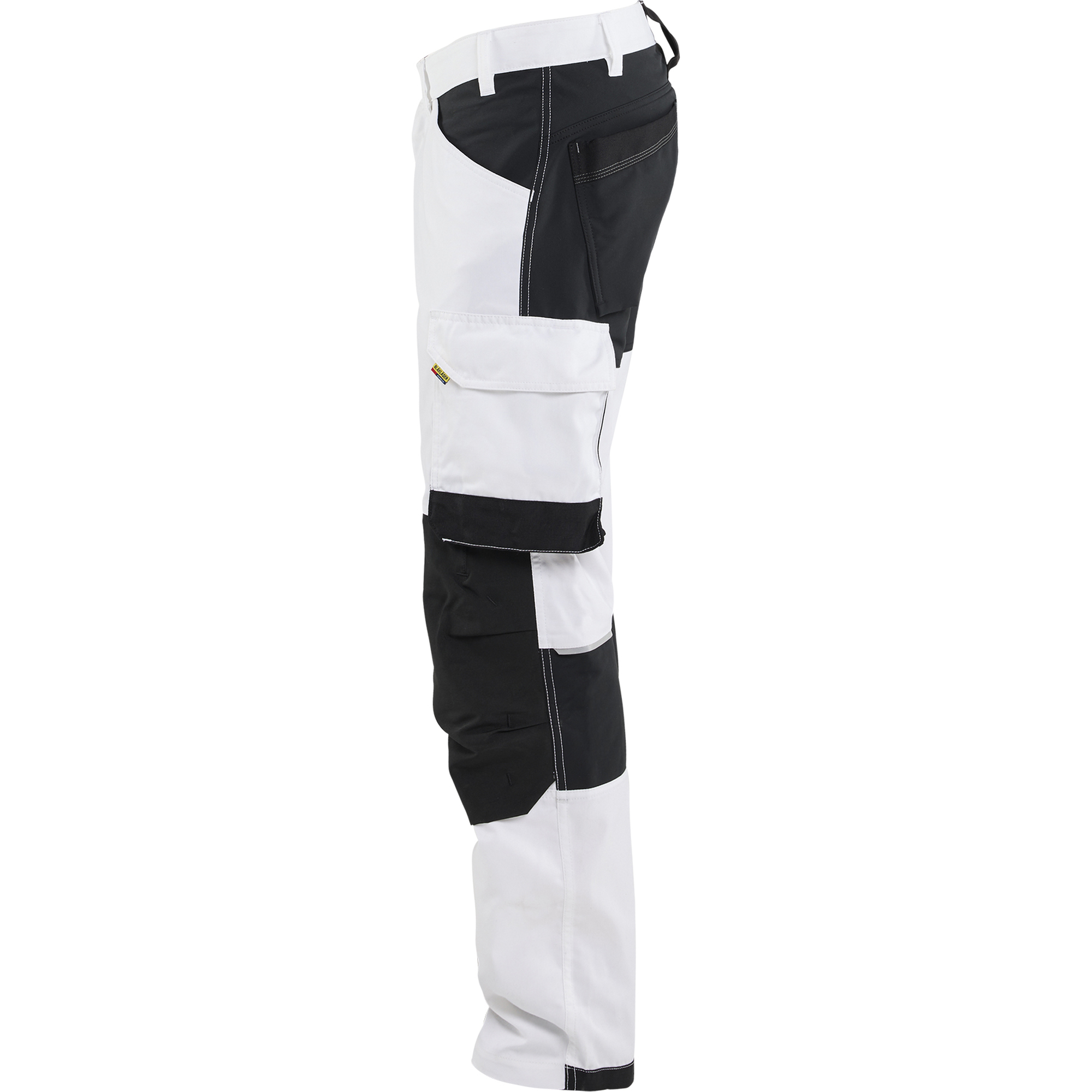 Blaklader Stretch Painters Trousers, White/Black (3)
