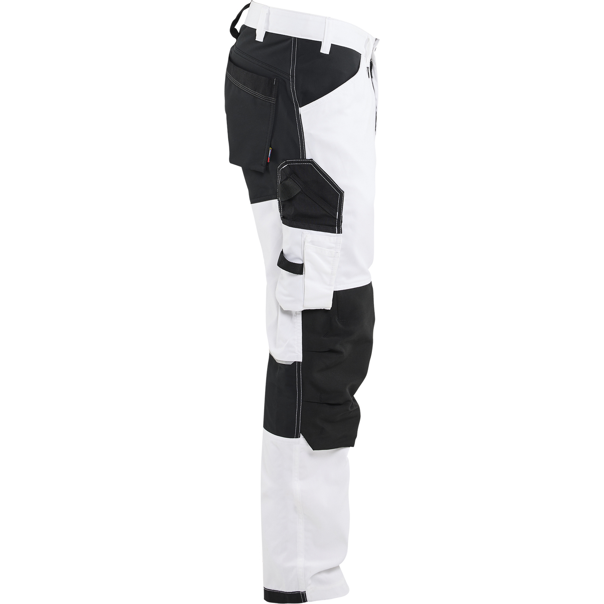 Blaklader Stretch Painters Trousers, White/Black (2)