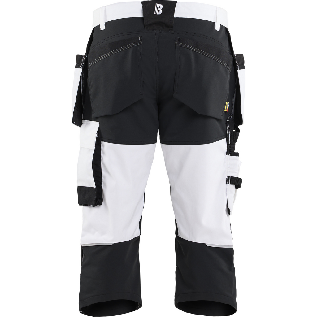 Blaklader Stretch Painter Pirate Trousers, White/Black (4)