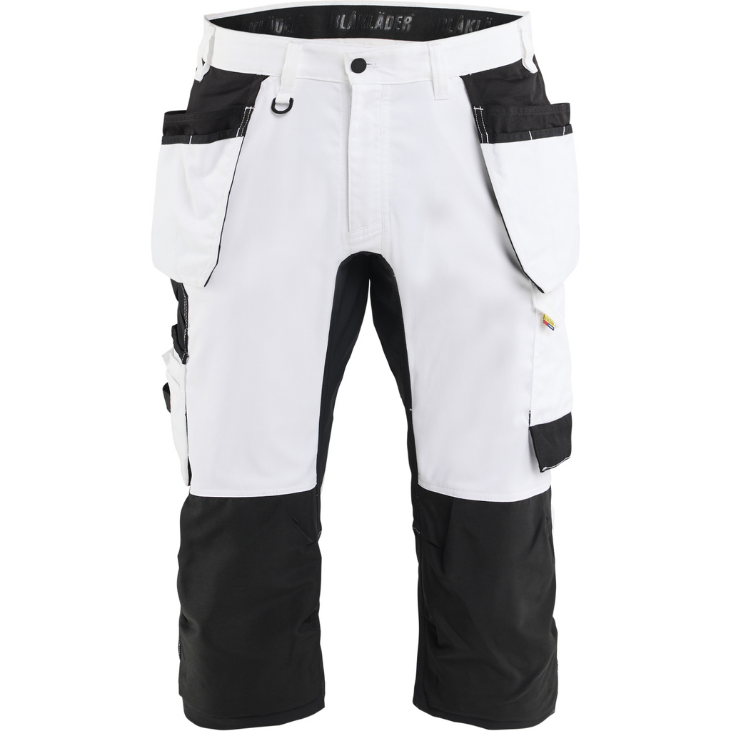 Blaklader Stretch Painter Pirate Trousers, White/Black