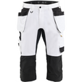 Blaklader Stretch Painter Pirate Trousers, White/Black