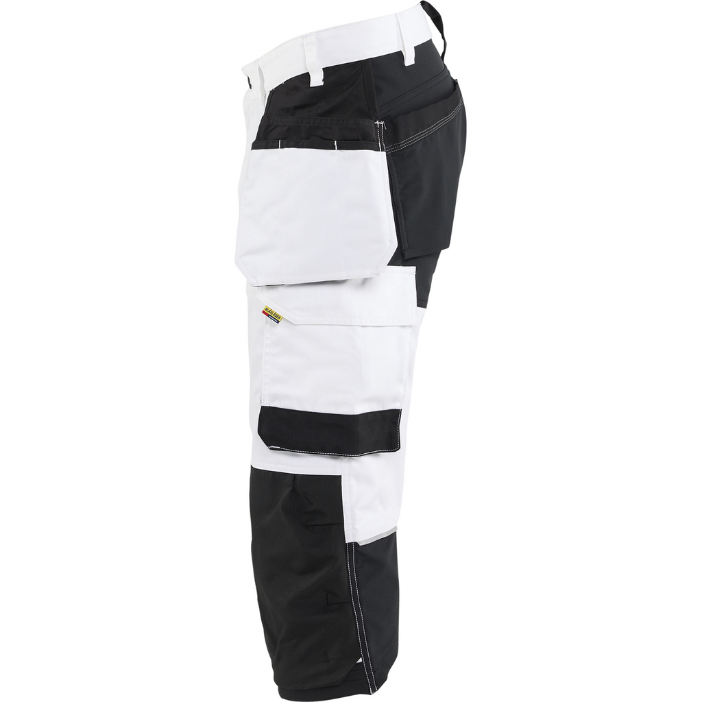 Blaklader Stretch Painter Pirate Trousers, White/Black (3)