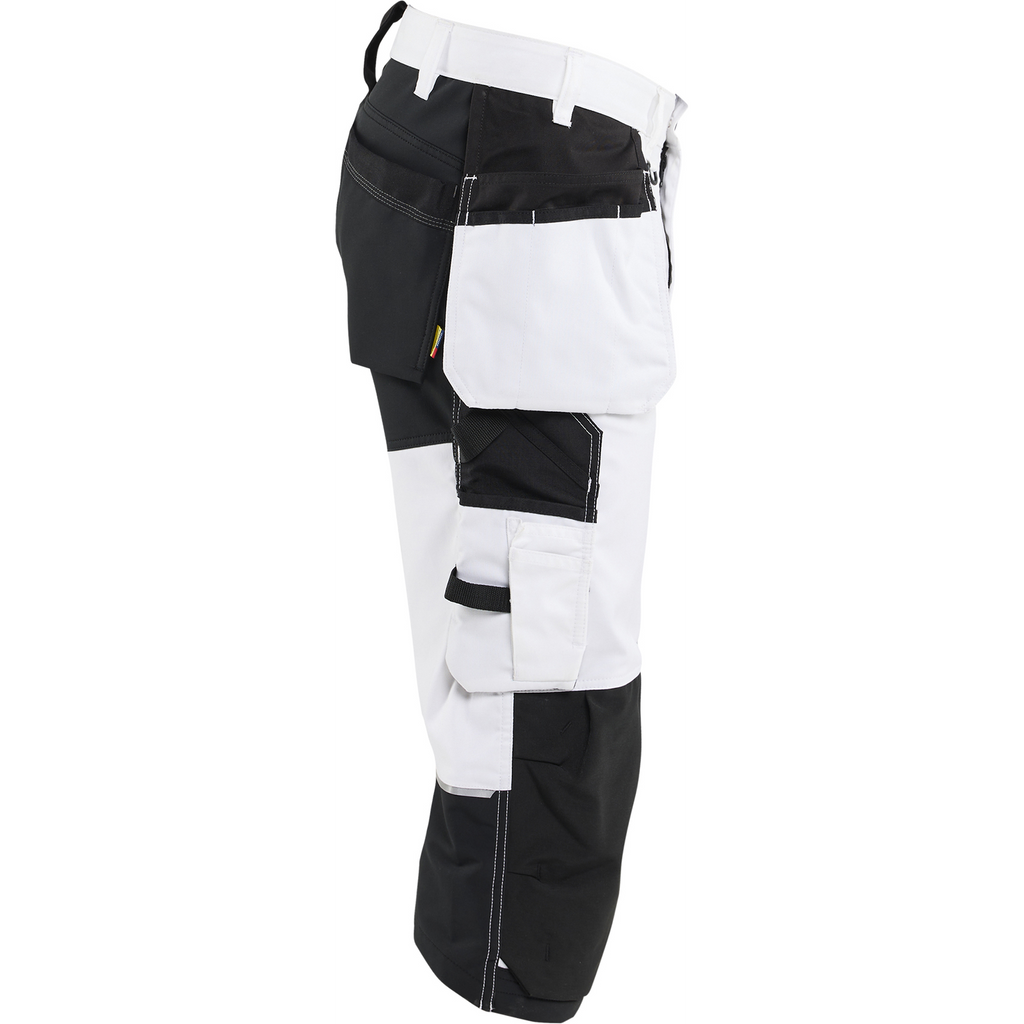 Blaklader Stretch Painter Pirate Trousers, White/Black (2)
