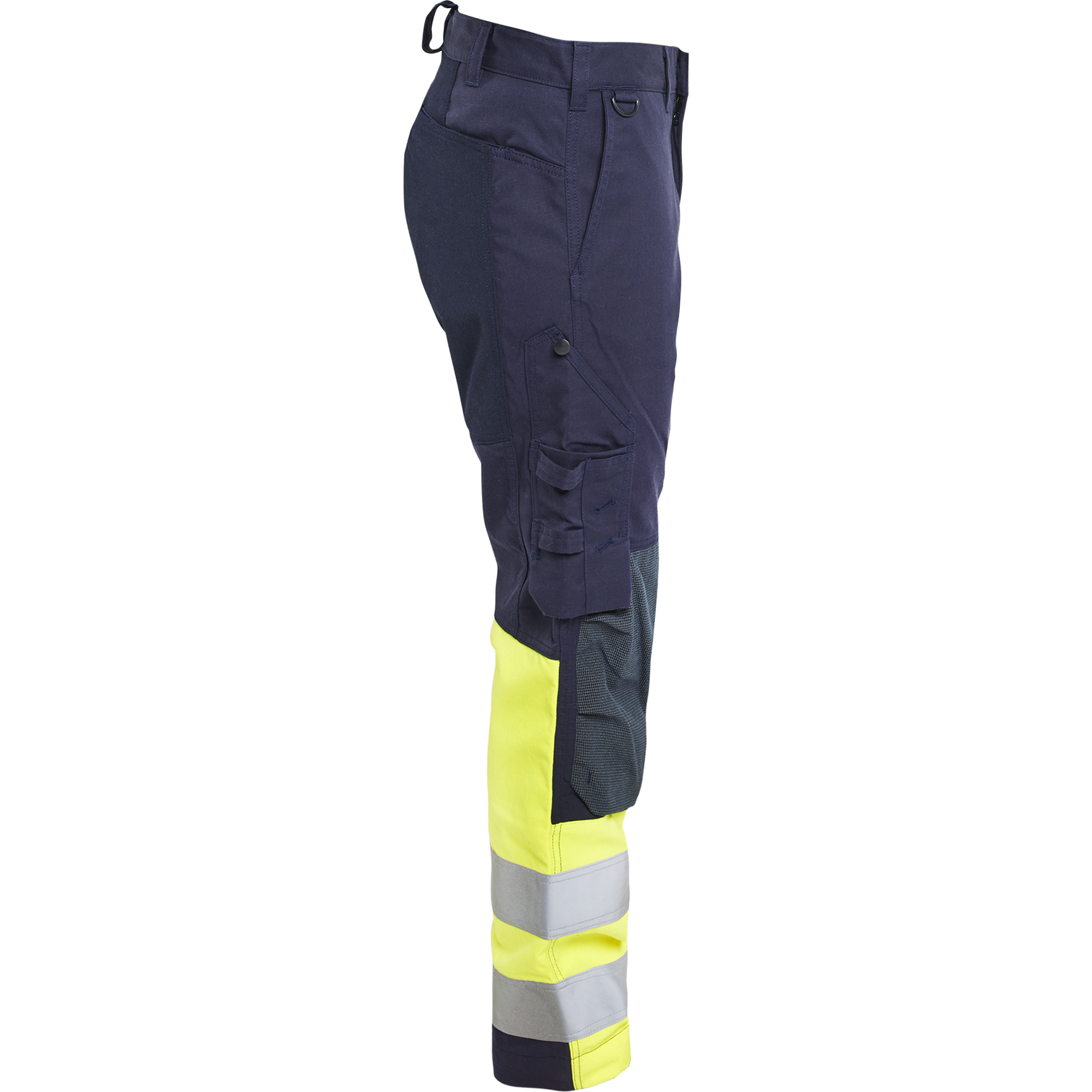 Blaklader Multinorm Stretch Work Trousers, Navy Blue/ Yellow (2)