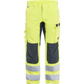Blaklader Multinorm Stretch Work Trousers, Yellow/Navy Blue