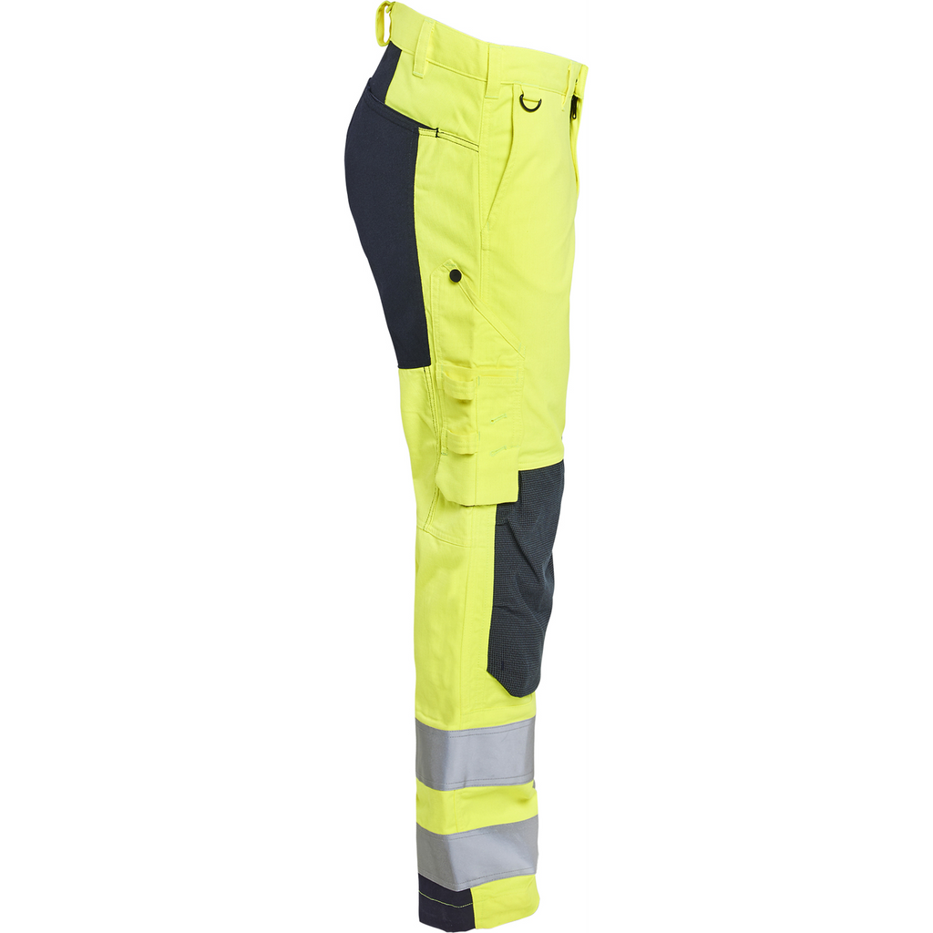 Blaklader Multinorm Stretch Work Trousers, Yellow/Navy Blue (2)