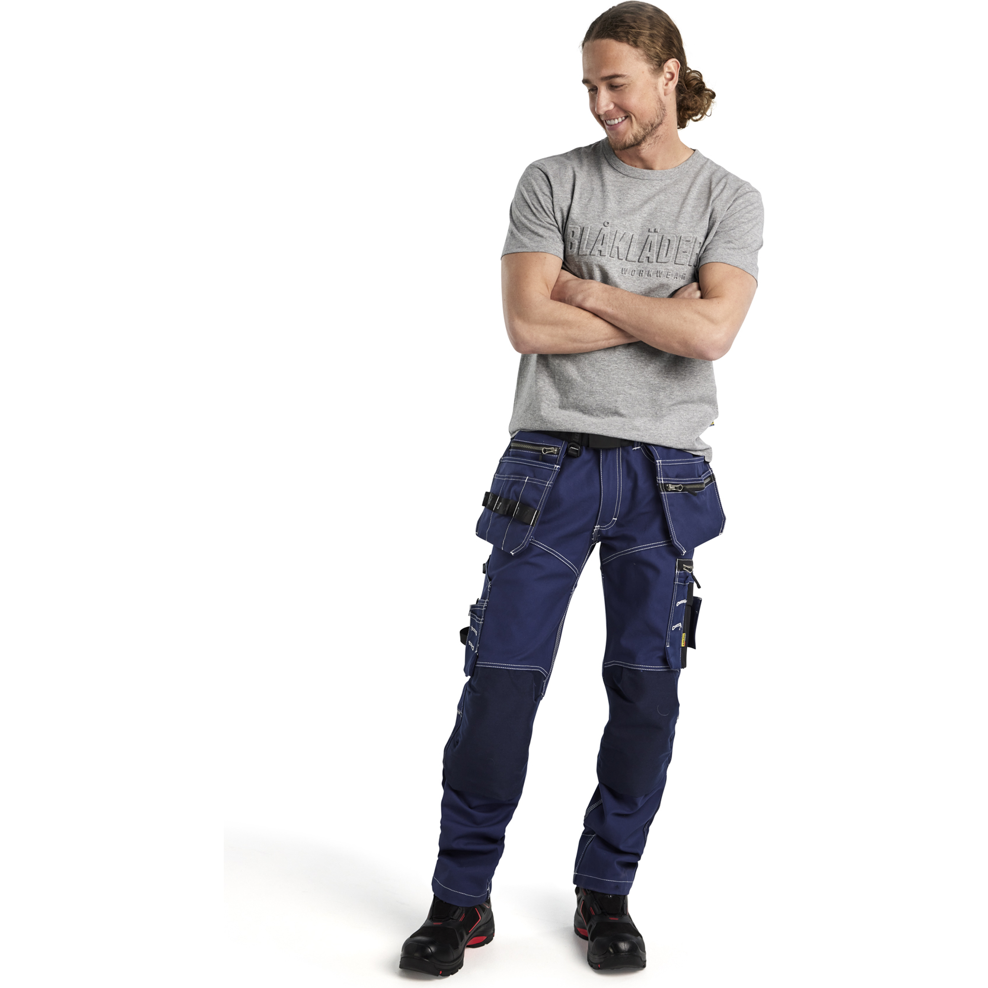 Blaklader Stretch Craftsman Work Trousers, Navy (5)