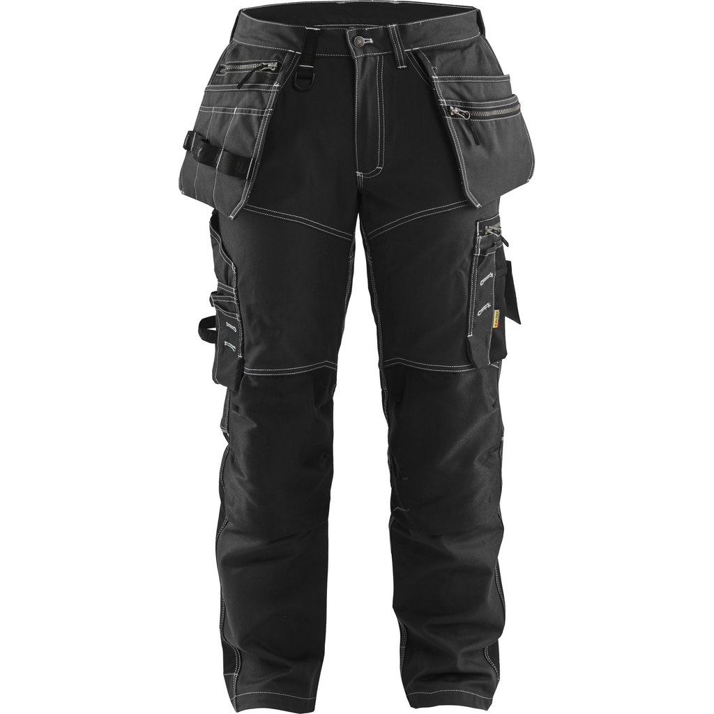 Blaklader Stretch Craftsman Work Trousers, Black