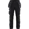 Blaklader Stretch Craftsman Work Trousers, Black/Black