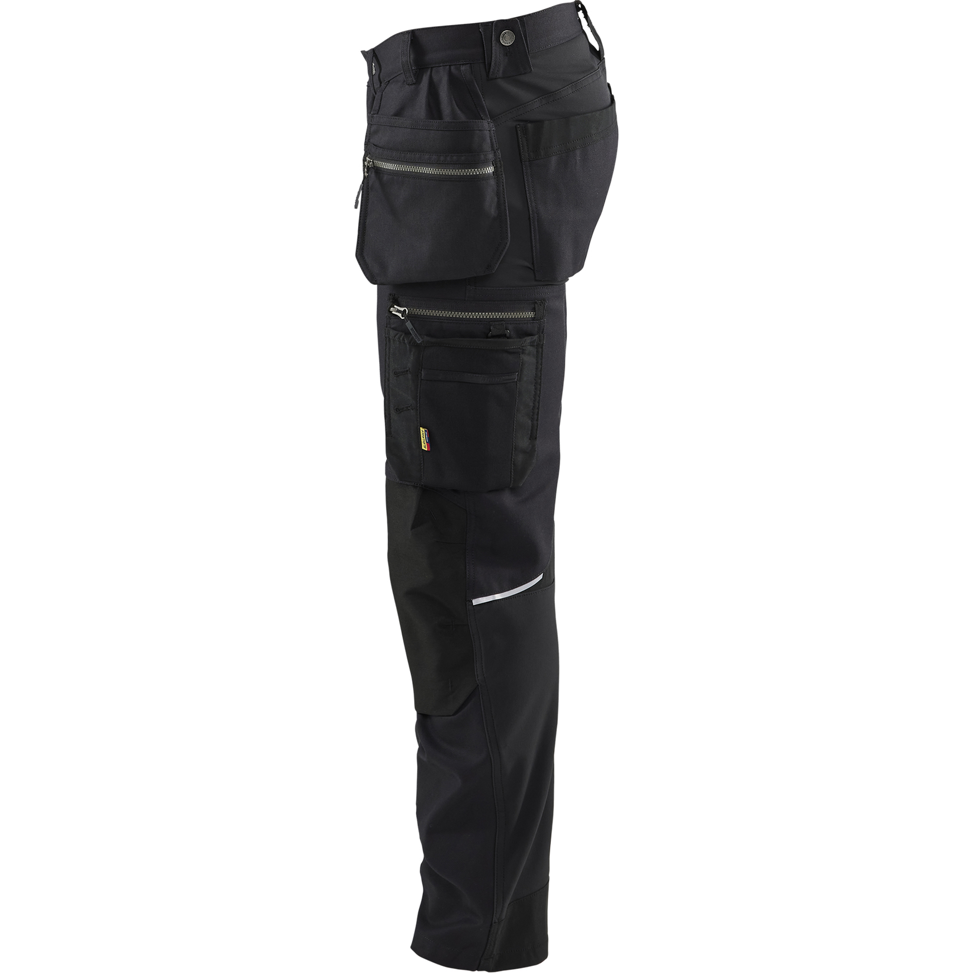 Blaklader Stretch Craftsman Work Trousers, Black/Black (3)