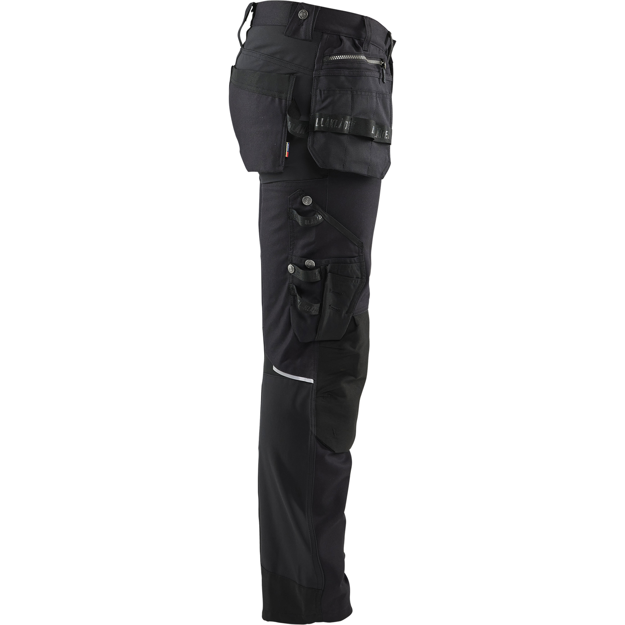 Blaklader Stretch Craftsman Work Trousers, Black/Black (2)