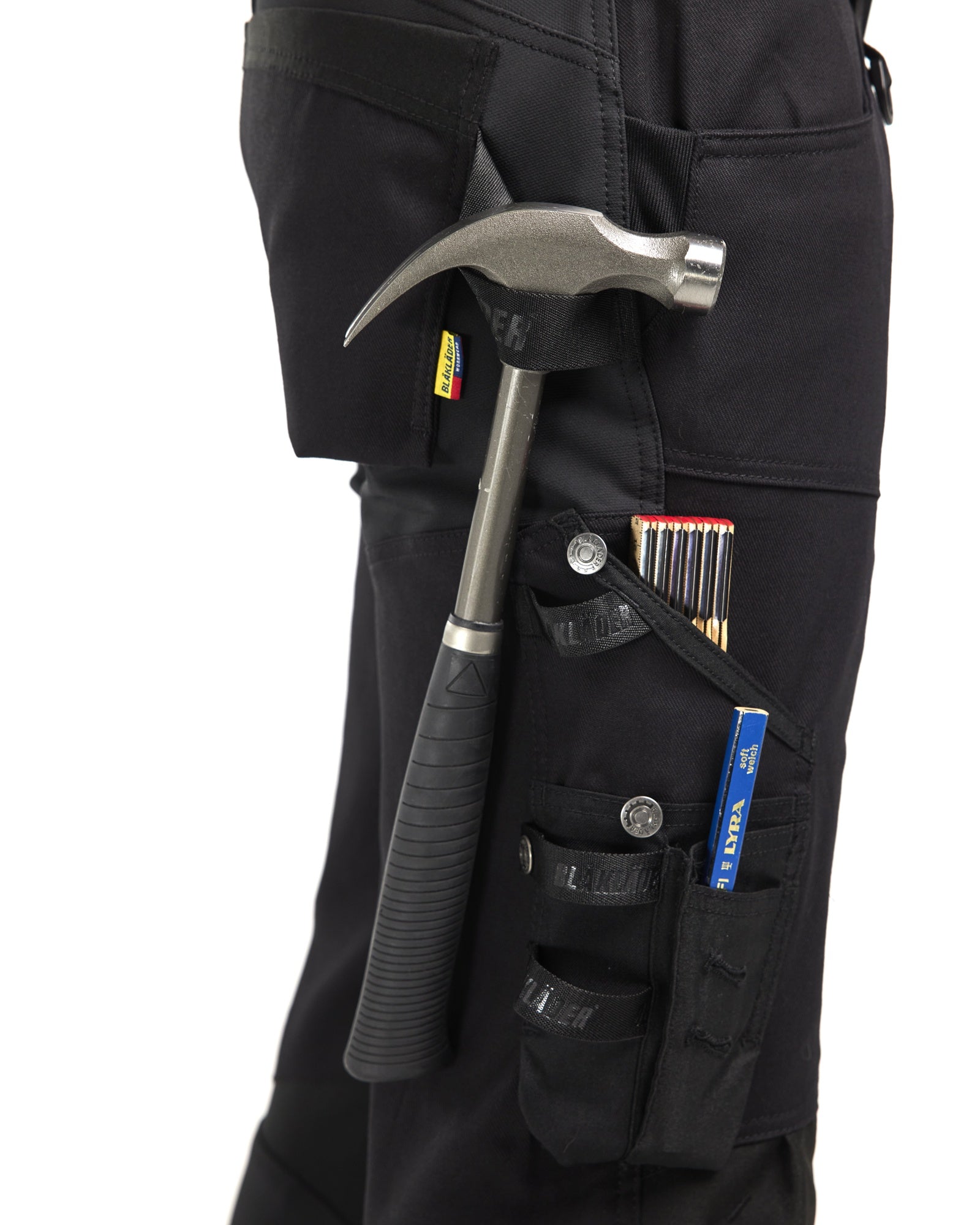 Blaklader Stretch Craftsman Work Trousers, Black/Black (6)