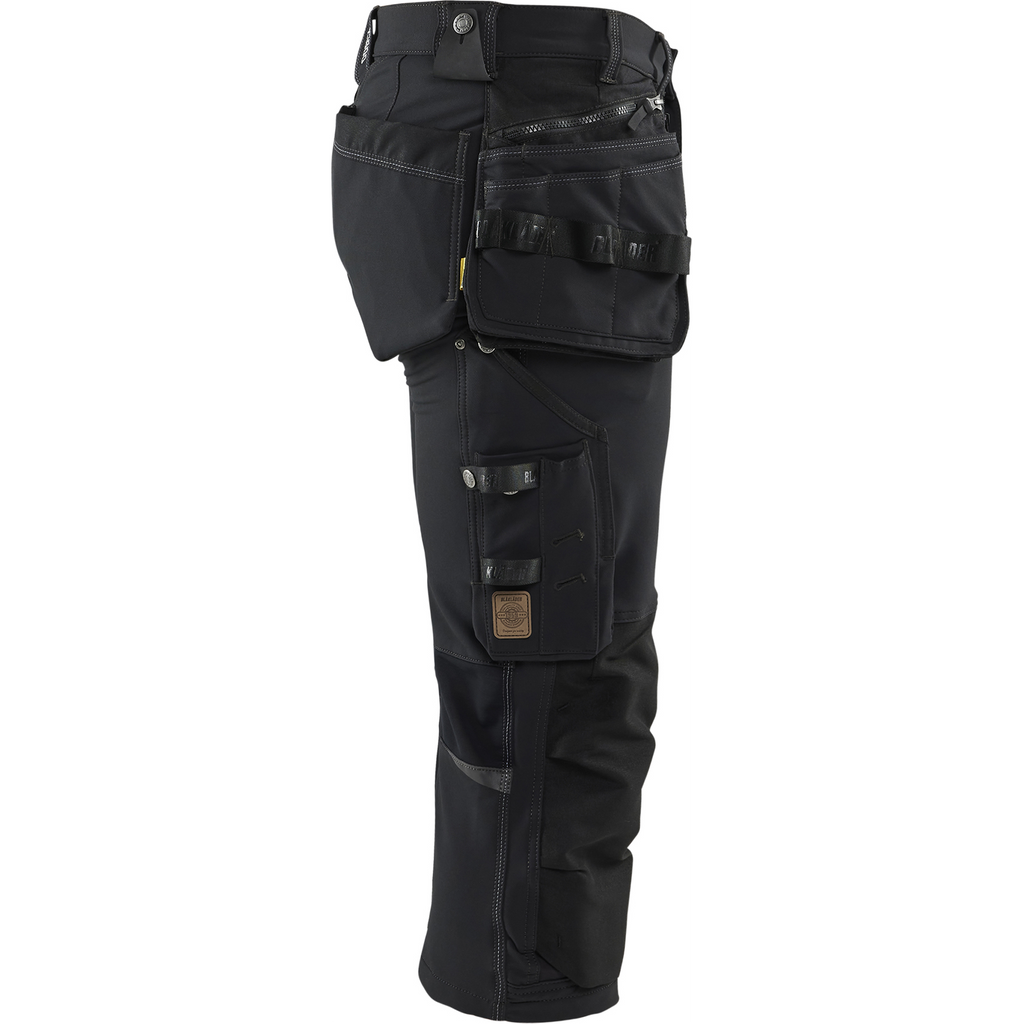 Blaklader 4-Way Stretch Craftsman Pirate Shorts, Black (2)