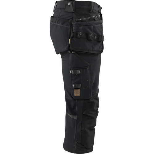 Blaklader 4-Way Stretch Craftsman Pirate Shorts, Black (2)