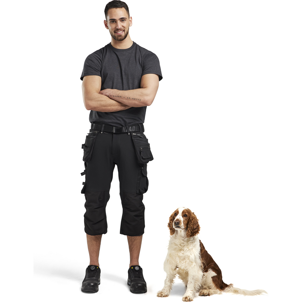 Blaklader 4-Way Stretch Craftsman Pirate Shorts, Black (5)