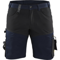 Blaklader Stretch Craftsman Shorts, Dark Navy/Black